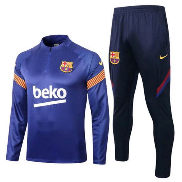 Trainingsanzug Barcelona 2020-21 Blau Orange